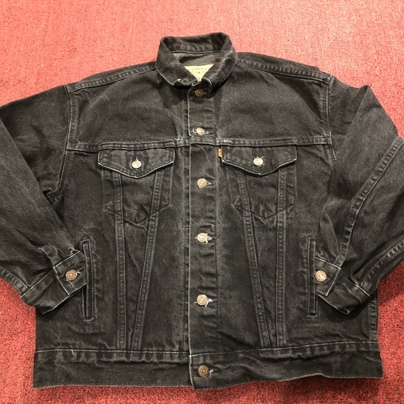 Vintage Levi’s orange trucker jacket